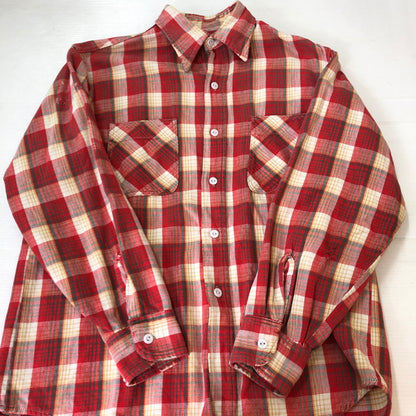 【中古品】【メンズ】 BIGMAC ビッグマック 70's FLANNEL CHECK L/S SHIRT VINTAGE 70年代 フランネル チェック ロングスリーブ シャツ 長袖 トップス 145-251009-ks-18-tei サイズ：15-15 1/2 カラー：マルチカラー 万代Net店