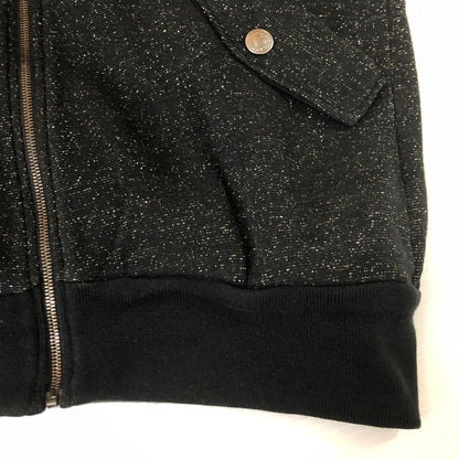 【中古品】【レディース】 HYSTERIC GLAMOUR ヒステリックグラマー FULLZIP STANDCOLLAR JACKET 2CJ-3120 フルジップ スタンドカラー ジャケット ライトアウター 刺繍 168-251126-ks-25-tei サイズ：F カラー：ブラック 万代Net店