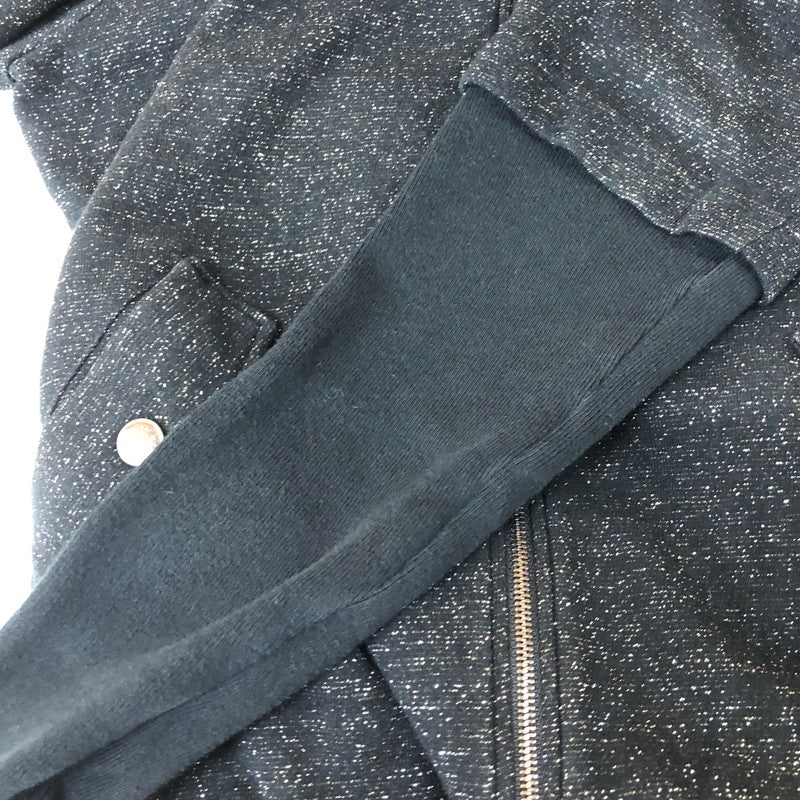 【中古品】【レディース】 HYSTERIC GLAMOUR ヒステリックグラマー FULLZIP STANDCOLLAR JACKET 2CJ-3120 フルジップ スタンドカラー ジャケット ライトアウター 刺繍 168-251126-ks-25-tei サイズ：F カラー：ブラック 万代Net店