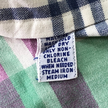 【現状渡し品】【メンズ】 RALPH LAUREN ラルフローレン 90's MADRAS CHECK BD L/S SHIRT 90年代 マドラス チェック ボタンダウン ロングスリーブ シャツ 長袖 トップス 145-250930-yo-13-tei サイズ：M カラー：マルチ 万代Net店