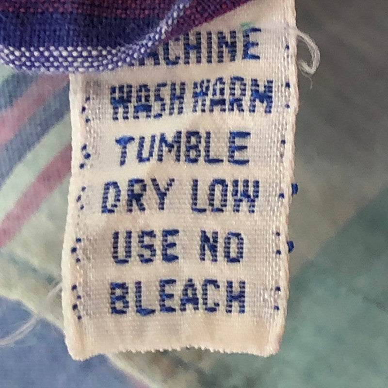 【現状渡し品】【メンズ】 RALPH LAUREN ラルフローレン 90's MADRAS CHECK BD L/S SHIRT 90年代 マドラス チェック ボタンダウン ロングスリーブ シャツ 長袖 トップス 145-250930-yo-12-tei サイズ：M カラー：パープル系 万代Net店