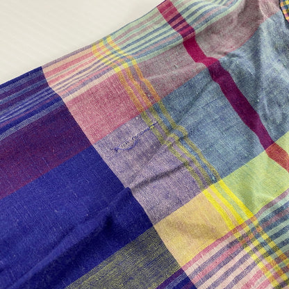 【現状渡し品】【メンズ】 RALPH LAUREN ラルフローレン 90's MADRAS CHECK BD L/S SHIRT 90年代 マドラス チェック ボタンダウン ロングスリーブ シャツ 長袖 トップス 145-250930-yo-12-tei サイズ：M カラー：パープル系 万代Net店