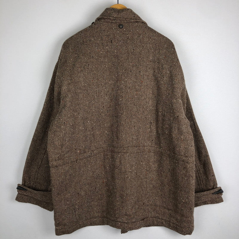 【中古品】【メンズ】 Traditional Weatherwear トラディショナルウェザーウェア TWEED DUFFLE JACKET ツウィード ダッフル ジャケット アウター 145-250930-yo-15-tei サイズ：L カラー：ブラウン 万代Net店