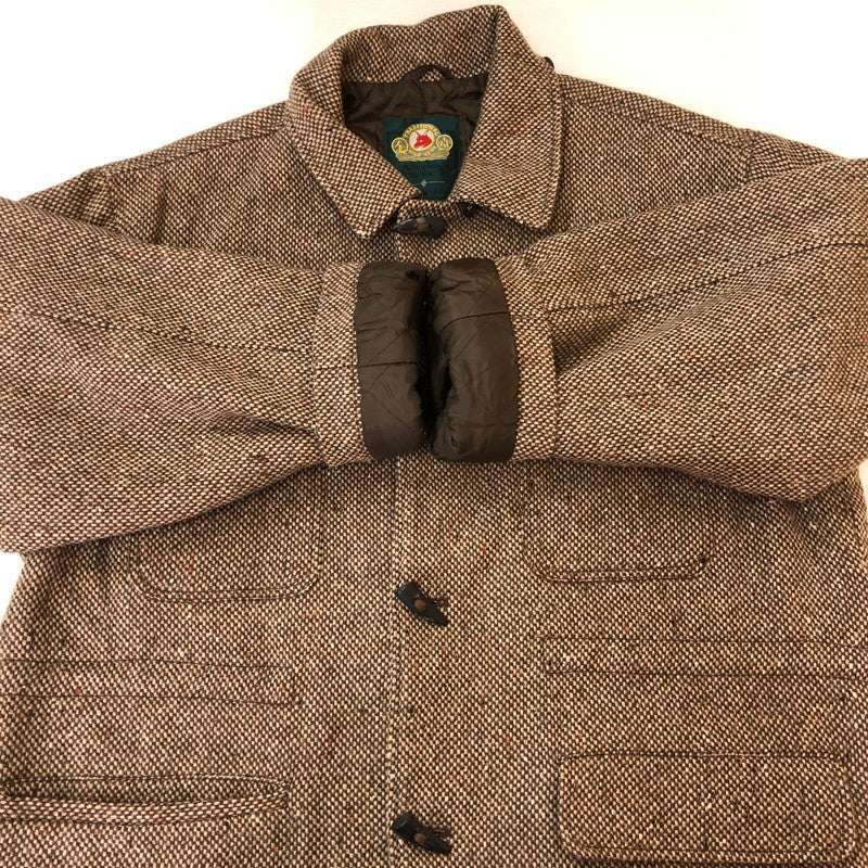 【中古品】【メンズ】 Traditional Weatherwear トラディショナルウェザーウェア TWEED DUFFLE JACKET ツウィード ダッフル ジャケット アウター 145-250930-yo-15-tei サイズ：L カラー：ブラウン 万代Net店