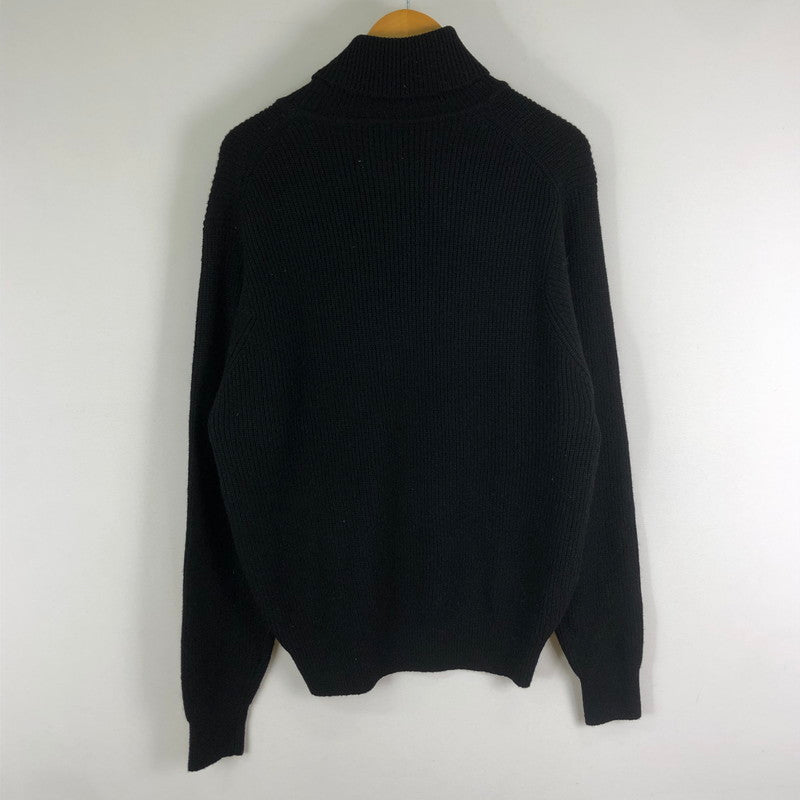 【中古品】【メンズ】 SHIPS シップス SCOTTISH LAMBS WOOL TURTLENECK KNIT D-TK9044 スコティッシュラム ウール タートルネック ニット 長袖 トップス セーター 147-251125-yo-16-tei サイズ：42 カラー：ブラック 万代Net店