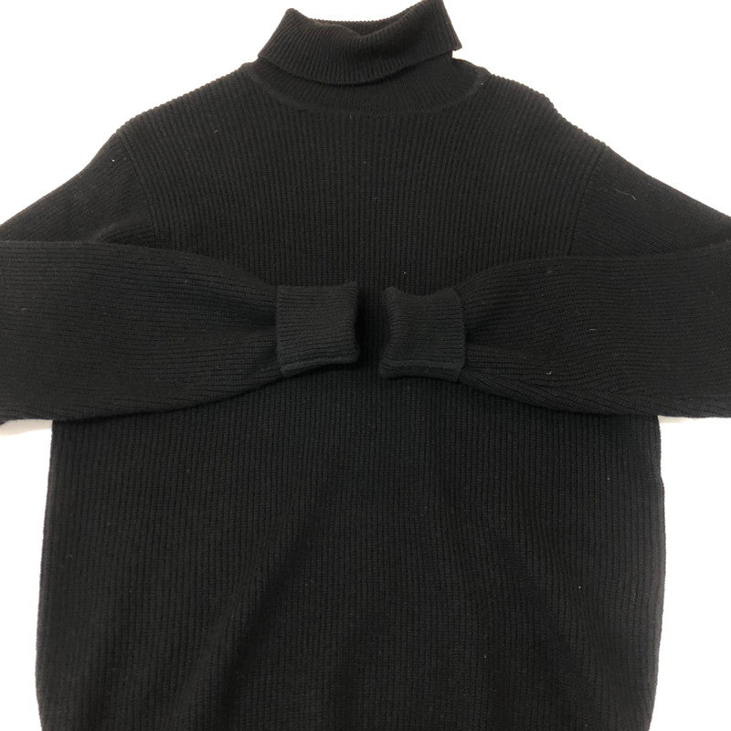 【中古品】【メンズ】 SHIPS シップス SCOTTISH LAMBS WOOL TURTLENECK KNIT D-TK9044 スコティッシュラム ウール タートルネック ニット 長袖 トップス セーター 147-251125-yo-16-tei サイズ：42 カラー：ブラック 万代Net店