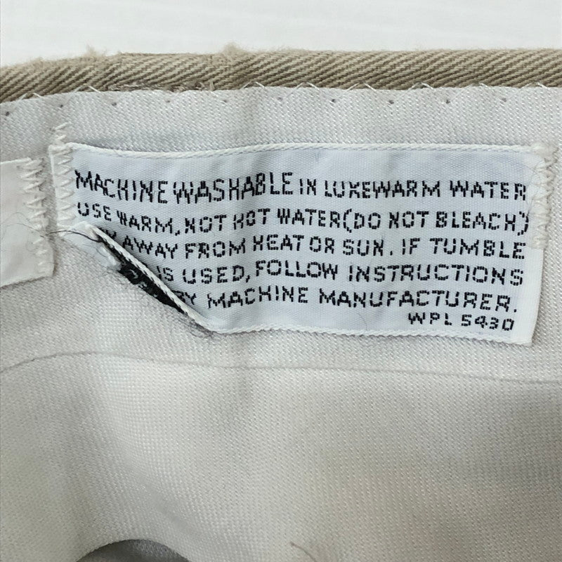 【中古品】【メンズ】 Brooks Brothers ブルックスブラザーズ 70～80's CHINO PANTS VINTAGE 70~80年代 チノパンツ ボトムス ヴィンテージ 156-251124-yo-25-tei サイズ：表記無し カラー：ベージュ 万代Net店