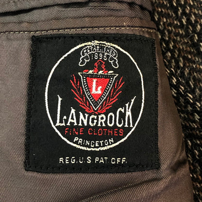 【現状渡し品】【メンズ】 LANG ROOK ラングロック 60's TAILORED JACKET VINTAGE 60年代 テーラードジャケット アウター ヴィンテージ 147-251003-yo-10-tei サイズ：不明 カラー：ブラウン 万代Net店