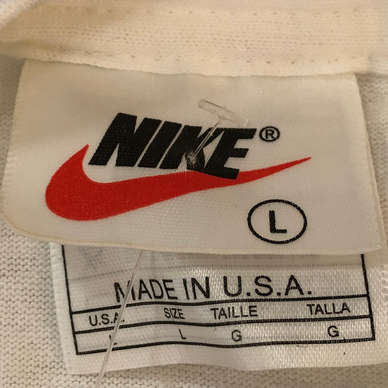 【現状渡し品】【レディース】 NIKE ナイキ 90's LOGO PRINT S/S TEE 90年代 ロゴプリント ショートスリーブ Tシャツ 半袖 トップス 148-251002-ks-28-tei サイズ：L カラー：ホワイト 万代Net店