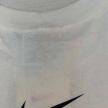【中古品】【レディース】 NIKE ナイキ 90's LOGO PRINT S/S TEE 670281 90年代 ロゴプリント ショートスリーブ Tシャツ 半袖 トップス USA製 148-251002-ks-29-tei サイズ：L カラー：ホワイト 万代Net店