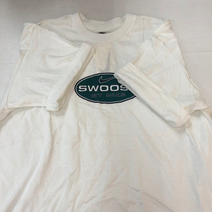 【中古品】【レディース】 NIKE ナイキ 90's LOGO PRINT S/S TEE 670281 90年代 ロゴプリント ショートスリーブ Tシャツ 半袖 トップス USA製 148-251002-ks-29-tei サイズ：L カラー：ホワイト 万代Net店