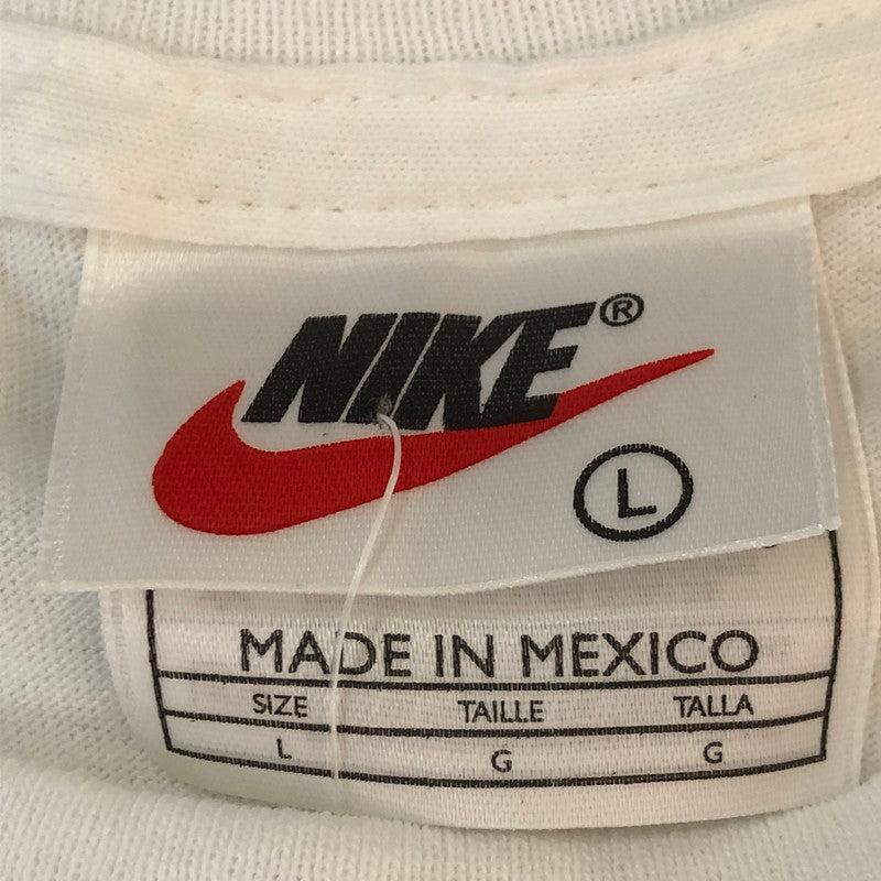 【中古品】【レディース】 NIKE ナイキ 90's LOGO PRINT S/S TEE 670281 90年代 ロゴプリント ショートスリーブ Tシャツ 半袖 トップス USA製 148-251002-ks-29-tei サイズ：L カラー：ホワイト 万代Net店