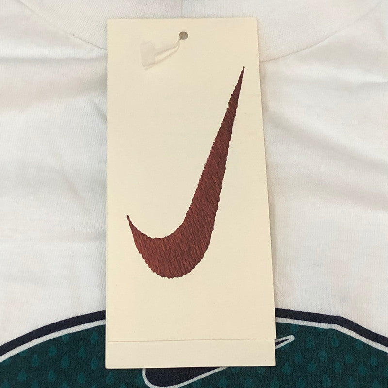 【中古品】【レディース】 NIKE ナイキ 90's LOGO PRINT S/S TEE 670281 90年代 ロゴプリント ショートスリーブ Tシャツ 半袖 トップス USA製 148-251002-ks-29-tei サイズ：L カラー：ホワイト 万代Net店
