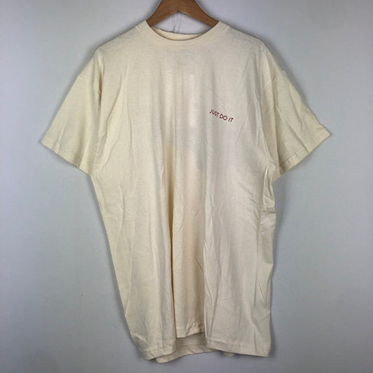 【中古品】【メンズ】 NIKE ナイキ 90's 98 BACK LOGO PRINT S/S TEE 90年代 98バックロゴ プリント ショートスリーブ Tシャツ 半袖 トップス USA製 148-251002-ks-25-tei サイズ：L カラー：ホワイト 万代Net店