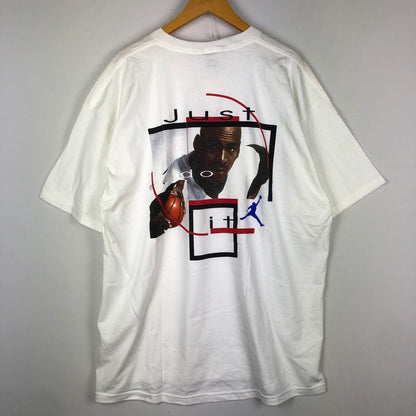 【中古品】【メンズ】 NIKE ナイキ 90's MICHAEL JORDAN BACK PRINT S/S TEE 660499 90年代 マイケルジョーダン バックプリント ショートスリーブ Tシャツ 半袖 トップス USA製 148-251002-ks-27-tei サイズ：XL カラー：ホワイト 万代Net店