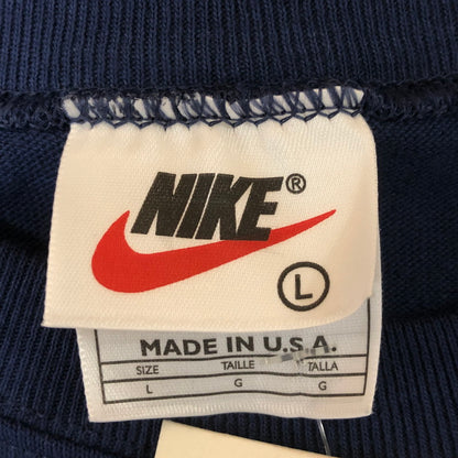 【中古品】【メンズ】 NIKE ナイキ 90's PRINT LOGO SLEEVELESS TEE 670458 90年代 プリント ロゴ スリーブレス Tシャツ ノースリーブ 148-251125-yo-18-tei サイズ：L カラー：ネイビー 万代Net店