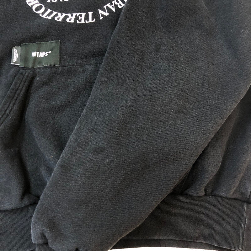 【中古品】【メンズ】 WTAPS ダブルタップス SNEAK INGREDIENTS HOODY スニーク イングリディエント フーディ 長袖 トップス プルオーバー フーディ 142-251007-yo-08-fuz サイズ：02 カラー：ブラック 万代Net店