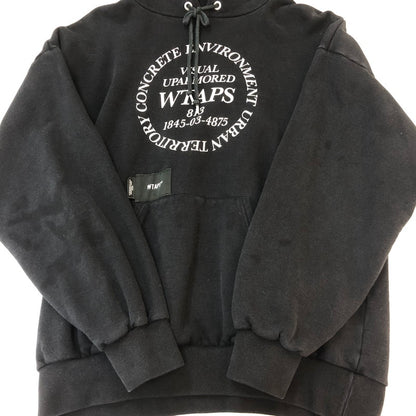 【中古品】【メンズ】 WTAPS ダブルタップス SNEAK INGREDIENTS HOODY スニーク イングリディエント フーディ 長袖 トップス プルオーバー フーディ 142-251007-yo-08-fuz サイズ：02 カラー：ブラック 万代Net店