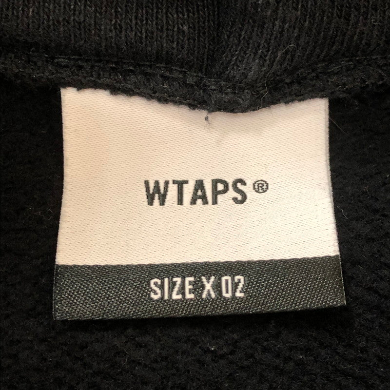 【中古品】【メンズ】 WTAPS ダブルタップス SNEAK INGREDIENTS HOODY スニーク イングリディエント フーディ 長袖 トップス プルオーバー フーディ 142-251007-yo-08-fuz サイズ：02 カラー：ブラック 万代Net店