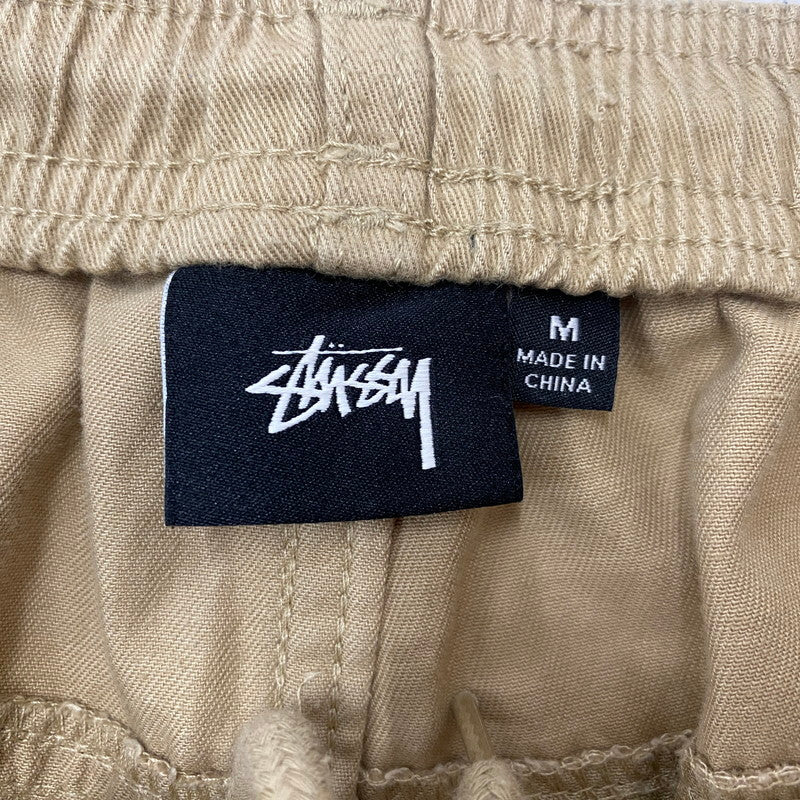【中古品】【メンズ】 STUSSY ステューシー BRUSHED BEACH PANT ブラッシュド ビーチ パンツ ボトムス 153-260702-ss-07-tei サイズ：M カラー：ベージュ 万代Net店