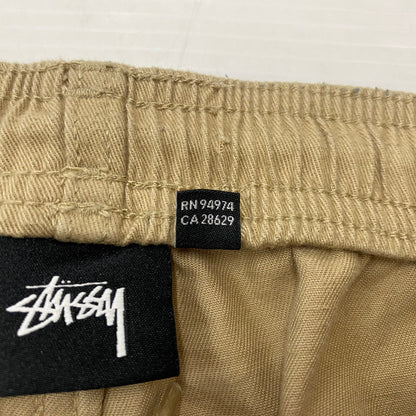 【中古品】【メンズ】 STUSSY ステューシー BRUSHED BEACH PANT ブラッシュド ビーチ パンツ ボトムス 153-260702-ss-07-tei サイズ：M カラー：ベージュ 万代Net店