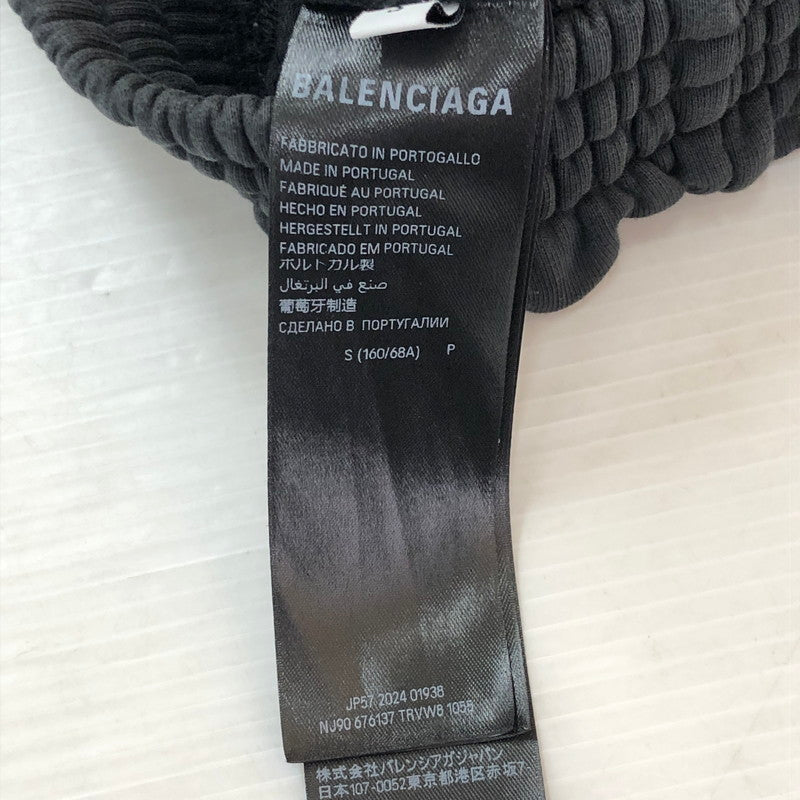 【中古品】【メンズ/レディース】 BALENCIAGA バレンシアガ BASKETBALL SHORT PANTS 2024 01938 バスケットボール ショートパンツ ボトムス ハーフパンツ ショーツ 152-251003-yo-19-tei サイズ：S カラー：チャコール 万代Net店