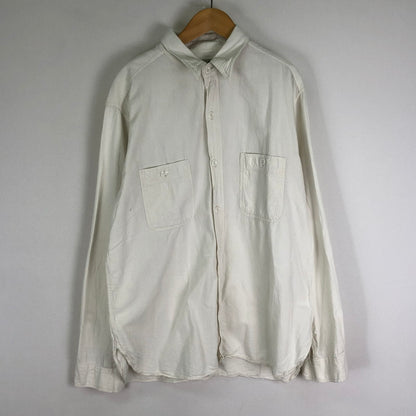 【中古品】【メンズ】 Buzz Rickson's バズリクソンズ WHITE CHAMBRAY WORK SHIRT BR25996 ホワイト シャンブレー ワークシャツ トップス 長袖 145-251127-ts-20-tei サイズ：17-17 カラー：ホワイト 万代Net店