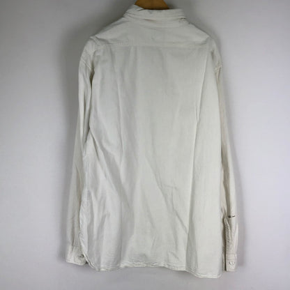 【中古品】【メンズ】 Buzz Rickson's バズリクソンズ WHITE CHAMBRAY WORK SHIRT BR25996 ホワイト シャンブレー ワークシャツ トップス 長袖 145-251127-ts-20-tei サイズ：17-17 カラー：ホワイト 万代Net店