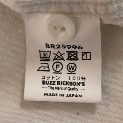 【中古品】【メンズ】 Buzz Rickson's バズリクソンズ WHITE CHAMBRAY WORK SHIRT BR25996 ホワイト シャンブレー ワークシャツ トップス 長袖 145-251127-ts-20-tei サイズ：17-17 カラー：ホワイト 万代Net店