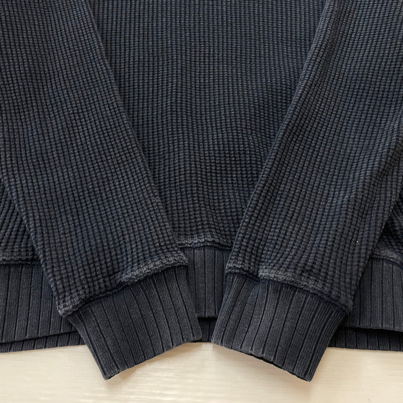 【中古品】【メンズ】 JACKMAN ジャックマン WAFFLE MIDNECK L/S TEE JM7200 ワッフル ミッドネック ロングスリーブ Tシャツ 長袖 トップス 145-251229-yo-06-tei サイズ：L カラー：ネイビー 万代Net店