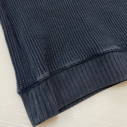 【中古品】【メンズ】 JACKMAN ジャックマン WAFFLE MIDNECK L/S TEE JM7200 ワッフル ミッドネック ロングスリーブ Tシャツ 長袖 トップス 145-251229-yo-06-tei サイズ：L カラー：ネイビー 万代Net店