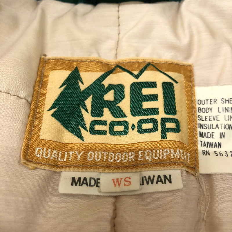 【現状渡し品】【レディース】 REI Co-op レクリエーショナル・イクイップメント・インコーポレイテッド 70~80's PADDED JACKET VINTAGE 70～80年代 中綿ジャケット ヴィンテージ アウター 169-251212-ks-16-tei サイズ：WS カラー：グリーン 万代Net店