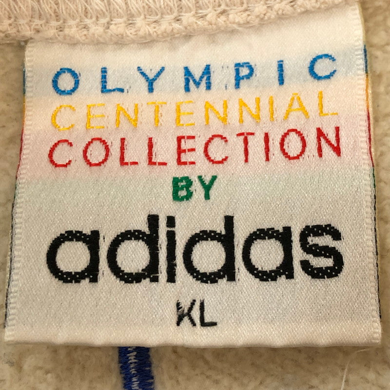 【中古品】【メンズ】 adidas アディダス 80’s OLYMPIC CENTENNIAL COLLECTION SWEAT VINTAGE 80年代 オリンピック センテニアル コレクション スウェット 長袖 トップス トレーナー ヴィンテージ 148-251003-yo-07-tei サイズ：XL カラー：アイボリー 万代Net店