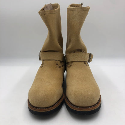 【中古品】【メンズ】 RED WING レッドウィング ENGINEER BOOTS 8268 エンジニア ブーツ 靴 USA製 164-251019-ks-08-tei カラー：ベージュ 万代Net店