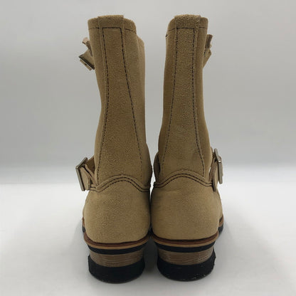 【中古品】【メンズ】 RED WING レッドウィング ENGINEER BOOTS 8268 エンジニア ブーツ 靴 USA製 164-251019-ks-08-tei カラー：ベージュ 万代Net店