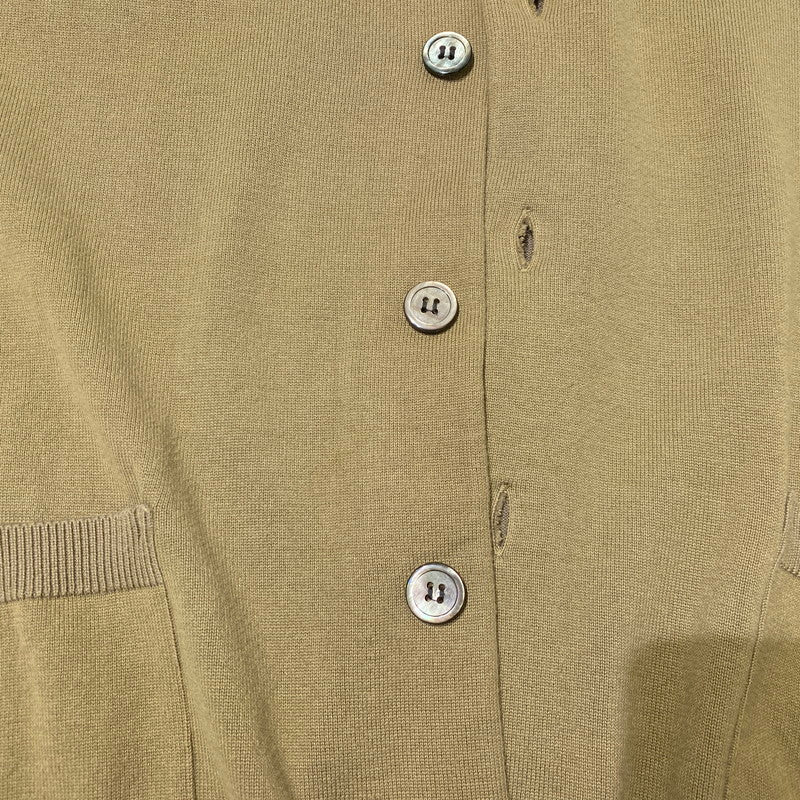 【中古品】【メンズ】 YASHIKI ヤシキ SAZANAMI COLLAR CARDIGAN MADE IN JAPAN YSK-21SS-KN03 サザナミ カラー カーディガン トップス 日本製 140-260704-ss-07-tei サイズ：1 カラー：グリーン 万代Net店