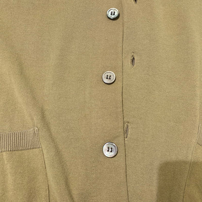 【中古品】【メンズ】 YASHIKI ヤシキ SAZANAMI COLLAR CARDIGAN MADE IN JAPAN YSK-21SS-KN03 サザナミ カラー カーディガン トップス 日本製 140-260704-ss-07-tei サイズ：1 カラー：グリーン 万代Net店