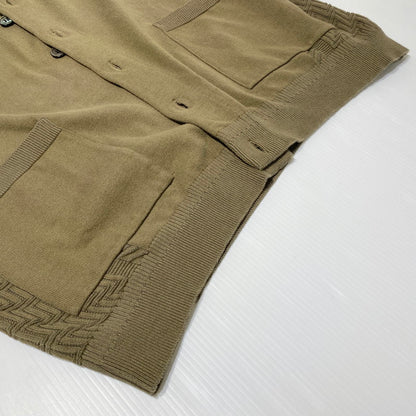 【中古品】【メンズ】 YASHIKI ヤシキ SAZANAMI COLLAR CARDIGAN MADE IN JAPAN YSK-21SS-KN03 サザナミ カラー カーディガン トップス 日本製 140-260704-ss-07-tei サイズ：1 カラー：グリーン 万代Net店