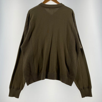 【中古品】【メンズ】 YASHIKI ヤシキ SAZANAMI COLLAR CARDIGAN MADE IN JAPAN YSK-21SS-KN03 サザナミ カラー カーディガン トップス 日本製 140-260704-ss-07-tei サイズ：1 カラー：グリーン 万代Net店