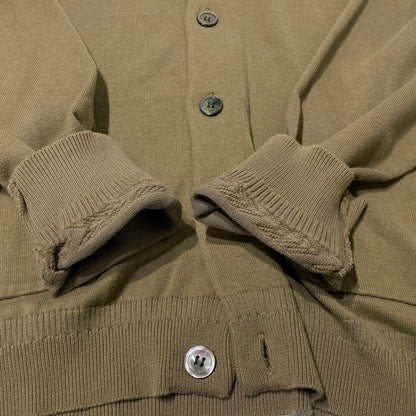 【中古品】【メンズ】 YASHIKI ヤシキ SAZANAMI COLLAR CARDIGAN MADE IN JAPAN YSK-21SS-KN03 サザナミ カラー カーディガン トップス 日本製 140-260704-ss-07-tei サイズ：1 カラー：グリーン 万代Net店