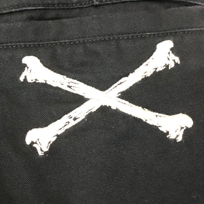【中古品】【メンズ】 BONE EMBROIDERED WORK PANTS ボーン刺繍 ワークパンツ ボトムス 156-251115-ts-28-fuzh サイズ：30 カラー：ブラック 万代Net店