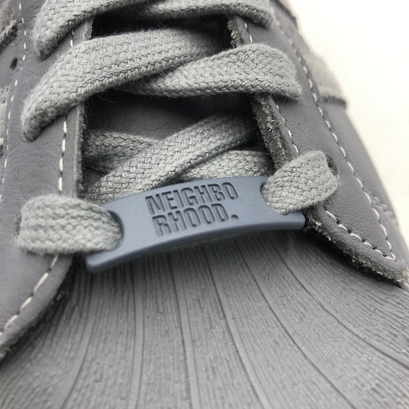 【中古美品】【メンズ】 adidas アディダス × NEIGHBORHOOD ネイバーフッド 別注 コラボ SSTR E 2024 IE6115 スーパースター2024 スニーカー 靴 161-251217-ks-13-tei カラー：グレー/フットウェアホワイト 万代Net店