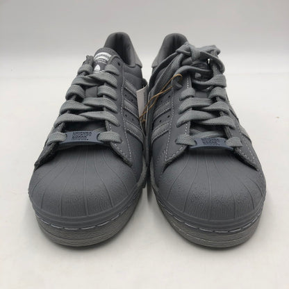 【中古美品】【メンズ】 adidas アディダス × NEIGHBORHOOD ネイバーフッド 別注 コラボ SSTR E 2024 IE6115 スーパースター2024 スニーカー 靴 161-251217-ks-13-tei カラー：グレー/フットウェアホワイト 万代Net店