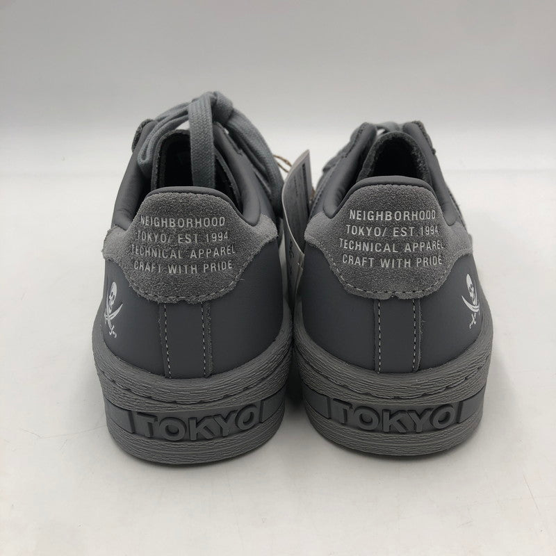 【中古美品】【メンズ】 adidas アディダス × NEIGHBORHOOD ネイバーフッド 別注 コラボ SSTR E 2024 IE6115 スーパースター2024 スニーカー 靴 161-251217-ks-13-tei カラー：グレー/フットウェアホワイト 万代Net店