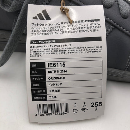 【中古美品】【メンズ】 adidas アディダス × NEIGHBORHOOD ネイバーフッド 別注 コラボ SSTR E 2024 IE6115 スーパースター2024 スニーカー 靴 161-251217-ks-13-tei カラー：グレー/フットウェアホワイト 万代Net店