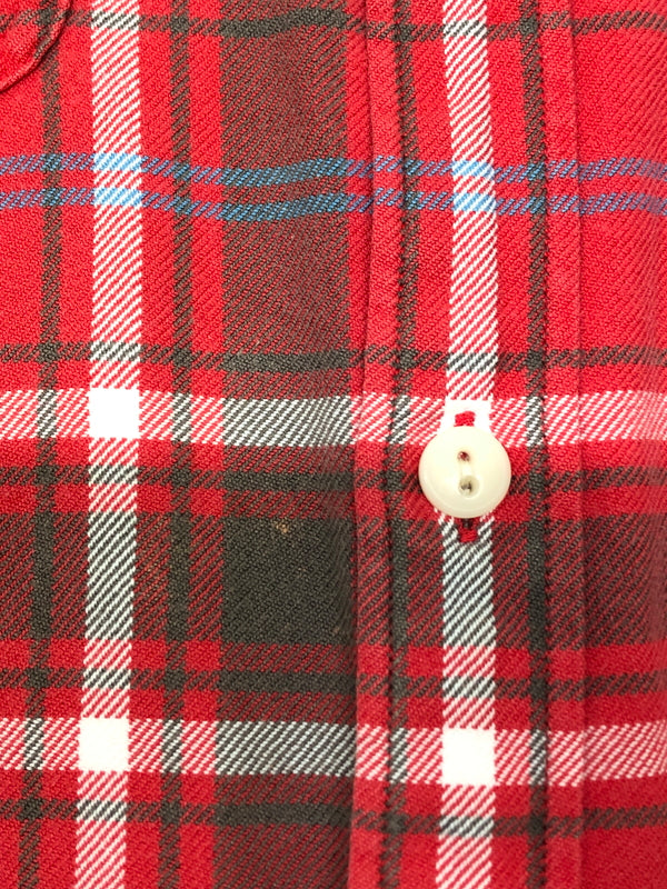 【中古品】【メンズ】 J.CREW ジェイクルー Style 22138 Flannel Shirt フランネルシャツ トップス 145-260819-SH-12-hon サイズ：L カラー：レッド 万代Net店
