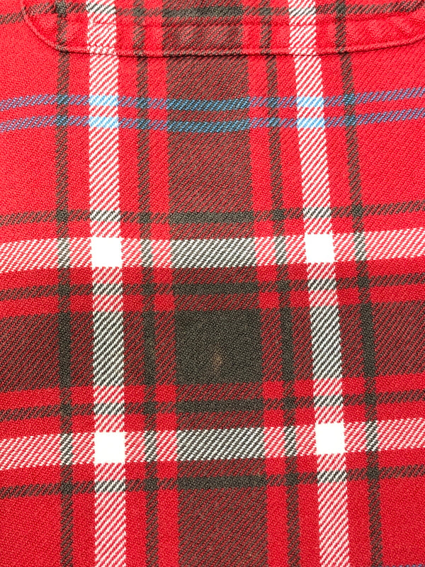 【中古品】【メンズ】 J.CREW ジェイクルー Style 22138 Flannel Shirt フランネルシャツ トップス 145-260819-SH-12-hon サイズ：L カラー：レッド 万代Net店