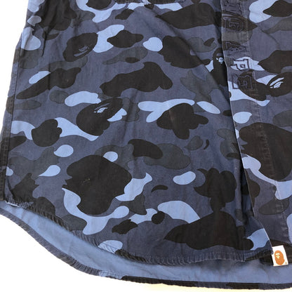 【中古品】【メンズ】 A BATHING APE アベイシングエイプ COLOR CAMO CPO SHIRT 001SHJ801005M カラー カモ シーピーオー シャツ 長袖 トップス 142-251002-ks-17-tei サイズ：XL カラー：カモ柄 万代Net店