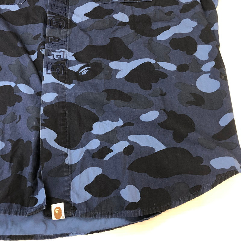 【中古品】【メンズ】 A BATHING APE アベイシングエイプ COLOR CAMO CPO SHIRT 001SHJ801005M カラー カモ シーピーオー シャツ 長袖 トップス 142-251002-ks-17-tei サイズ：XL カラー：カモ柄 万代Net店