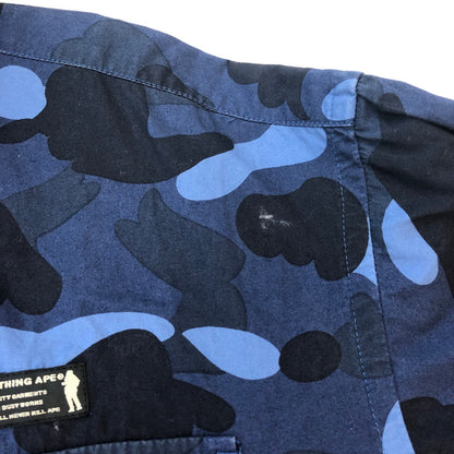 【中古品】【メンズ】 A BATHING APE アベイシングエイプ COLOR CAMO CPO SHIRT 001SHJ801005M カラー カモ シーピーオー シャツ 長袖 トップス 142-251002-ks-17-tei サイズ：XL カラー：カモ柄 万代Net店